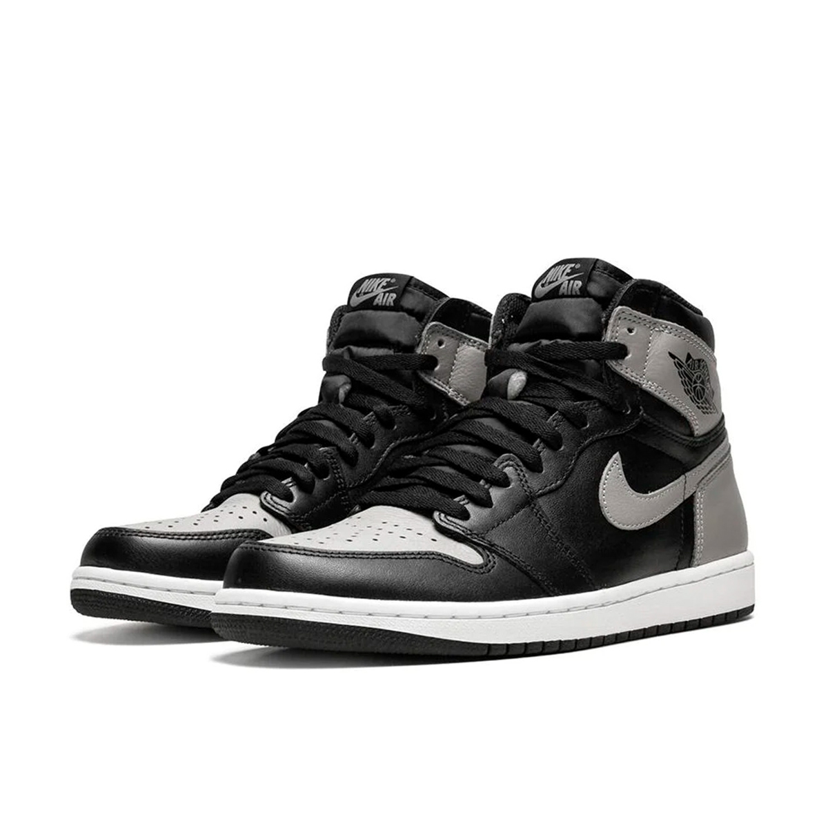 Джорданы 1 черные. Nike Air Jordan 1 Grey Black. Nike Air Jordan 1 Shadow Grey. Nike Air Jordan 1 High Shadow. Nike Air Jordan 1 Retro White Black.